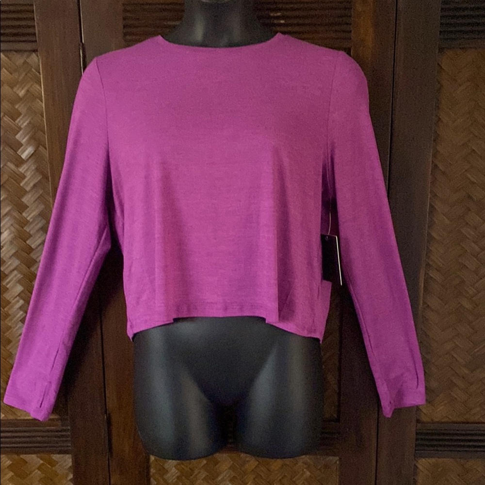 Danskin - Purple Althletic/Yoga top XL NWT